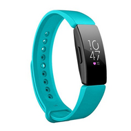 Fitbit Inspire 1 / HR / Ace 2 siliconen bandje - Maat: Large - Turquoise afbeelding