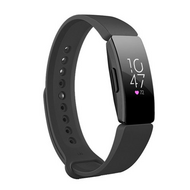 Fitbit Inspire 1 / HR / Ace 2 siliconen bandje - Maat: Large - Zwart afbeelding