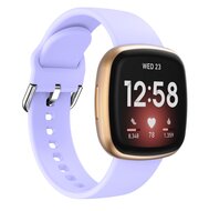 Fitbit Versa 3 & 4 / Sense 1 & 2 - Siliconen bandje - Lila afbeelding
