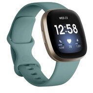 Fitbit Versa 3 & 4 / Sense 1 & 2 Sportbandje - Groen - Maat: S/M afbeelding
