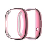 Fitbit Versa 3 / Sense Soft TPU case (volledig beschermd) - Roze afbeelding