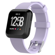 Fitbit Versa 1 / 2 & Lite rubberen sport bandje - licht paars afbeelding
