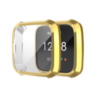 Fitbit Versa Lite Soft TPU case (volledig beschermd) - Goud afbeelding