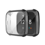 Fitbit Versa Lite Soft TPU case (volledig beschermd) - Zwart afbeelding