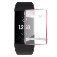 Fitbit Charge 3 & 4 Case (volledig beschermd) - Roze afbeelding