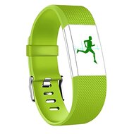 Fitbit Charge 2 sportbandje - Maat: Small - Groen afbeelding
