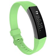 FitBit Alta HR siliconen bandje met gesp - Maat: Large - Licht Groen afbeelding