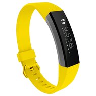 FitBit Alta HR siliconen bandje met gesp - Maat: Large - Geel afbeelding