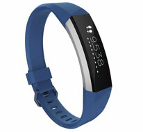 FitBit Alta HR siliconen bandje met gesp - Maat: Large - Denimblauw afbeelding