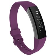 FitBit Alta HR siliconen bandje met gesp - Maat: Large - Donkerpaars afbeelding