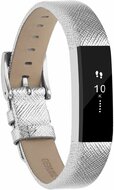 Lederen bandje Fitbit Alta - Zilver afbeelding