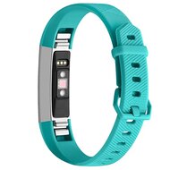 FitBit Alta HR siliconen bandje met gesp - Maat: Large - Turquoise afbeelding