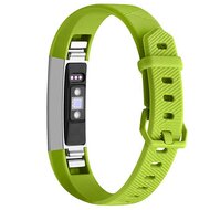 FitBit Alta HR siliconen bandje met gesp - Maat: Large - Grasgroen afbeelding