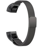 FitBit Alta HR - Milanese bandje - Maat: Small - Zwart afbeelding