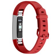 FitBit Alta HR siliconen bandje met gesp - Maat: Large - Rood afbeelding