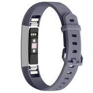 FitBit Alta HR siliconen bandje met gesp Maat: Large - Grijs afbeelding