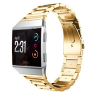 Fitbit Ionic - Schakelarmband Stainless Steel bandje - Goud afbeelding