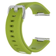 Fitbit Ionic siliconen bandje met gesp - Maat: Large - groen afbeelding