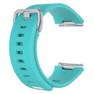 Fitbit Ionic siliconen bandje met gesp - Maat: Small - turquoise afbeelding