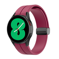 D-buckle sportbandje - Bordeaux - Samsung Galaxy Watch 4 - 40mm & 44mm afbeelding