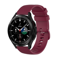 Sportband met motief - Wijnrood - Samsung Galaxy Watch 4 Classic - 42mm & 46mm afbeelding