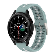 Dot Pattern bandje - Groenblauw - Samsung Galaxy Watch 4 Classic - 42mm & 46mm afbeelding