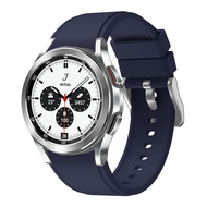 Samsung Galaxy Watch 4 Classic - 42mm & 46mm - Siliconen sportband - Donkerblauw afbeelding