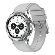 Samsung Galaxy Watch 4 Classic - 42mm & 46mm - Siliconen sportband - Grijs afbeelding