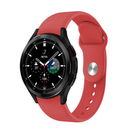 Samsung Galaxy Watch 4 Classic - 42mm & 46mm - Sportbandje - Rood afbeelding
