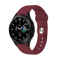 Samsung Galaxy Watch 4 Classic - 42mm & 46mm - Sportbandje - Bordeaux afbeelding
