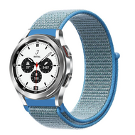 Sport Loop nylon bandje - Blauw - Samsung Galaxy Watch 4 Classic - 42mm / 46mm afbeelding