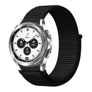 Sport Loop nylon bandje - Zwart - Samsung Galaxy Watch 4 Classic - 42mm / 46mm afbeelding