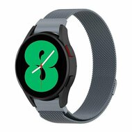 Samsung Galaxy Watch 4 - 40mm / 44mm - Milanese bandje (ronde connector) - Space Grey afbeelding