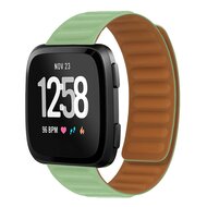 Fitbit Versa 3/4 & Sense 1/2 - Siliconen Loop bandje - Lichtgroen afbeelding