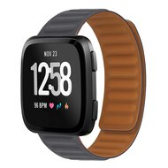 Fitbit Versa 3/4 & Sense 1/2 - Siliconen Loop bandje - Grijs afbeelding