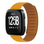 Fitbit Versa 3/4 & Sense 1/2 - Siliconen Loop bandje - Oker afbeelding