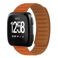 Fitbit Versa 3/4 & Sense 1/2 - Siliconen Loop bandje - Oranje afbeelding