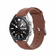 Classic leren bandje - Bruin - Samsung Galaxy Watch 4 Classic - 42mm & 46mm afbeelding
