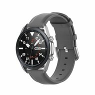 Classic leren bandje - Grijs - Samsung Galaxy Watch 3 - 41mm afbeelding