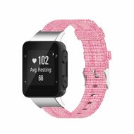 Nylon canvas bandje - Roze - Garmin Forerunner 35 / 30 afbeelding
