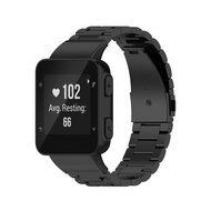 Stalen schakelband - Zwart - Garmin Forerunner 35 / 30 afbeelding