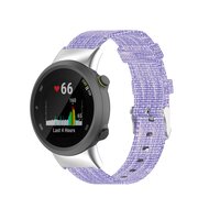 Nylon canvas bandje - Paars - Garmin Forerunner 45 / 45S afbeelding