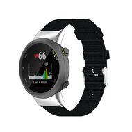 Nylon canvas bandje - Zwart - Garmin Forerunner 45 / 45S afbeelding