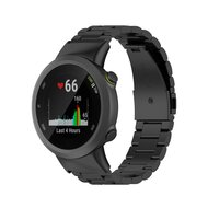 Stalen schakelband - Zwart - Garmin Forerunner 45 / 45S afbeelding