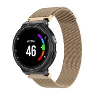 Garmin Forerunner 220 / 230 / 235 / 620 / 630 / 735 (XT) - Milanese bandje - Small - Vintage goud afbeelding