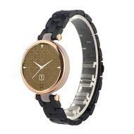 Stalen schakelband - Zwart - Garmin Lily afbeelding