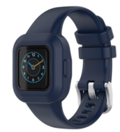 Siliconen one color bandje - Donkerblauw - Garmin Vivofit Junior 3 afbeelding