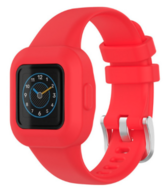 Siliconen one color bandje - Rood - Garmin Vivofit Junior 3 afbeelding