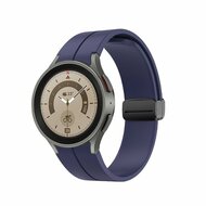 D-buckle sportbandje - Donkerblauw - Samsung Galaxy Watch 5 (Pro) - 40mm / 44mm / 45mm afbeelding
