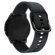 Siliconen sportband - Zwart - Samsung Galaxy Watch - 46mm / Samsung Gear S3 afbeelding
